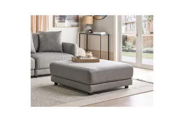 Fotpall Sigtuna Grå/svart - Grå/svart - Møbler - Stoler - Krakk - Fotskammel