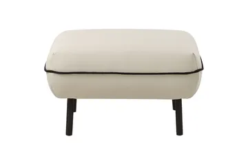 Fotpall Tonsberg Beige/svart - Beige/svart - Møbler - Stoler - Krakk - Fotskammel