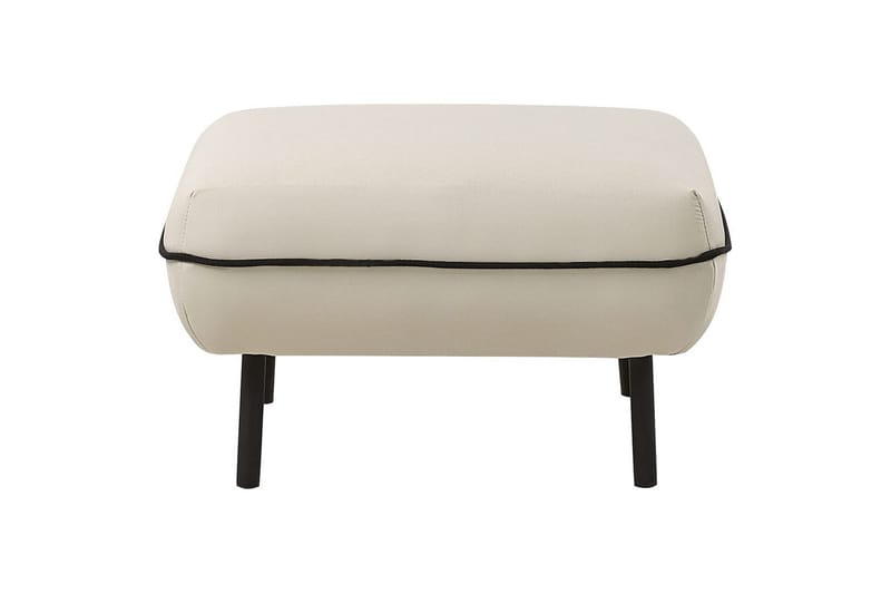 Fotpall Tonsberg Beige/svart - Beige/svart - Møbler - Stoler - Krakk - Fotskammel