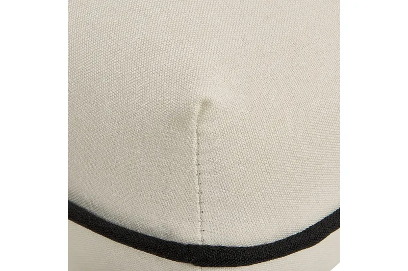 Fotpall Tonsberg Beige/svart - Beige/svart - Møbler - Stoler - Krakk - Fotskammel