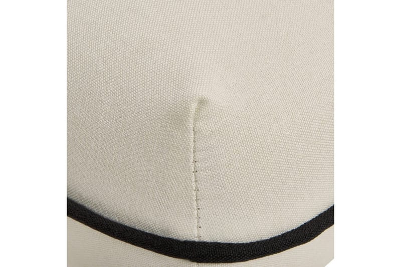 Fotpall Tonsberg Beige/svart - Beige/svart - Møbler - Stoler - Krakk - Fotskammel