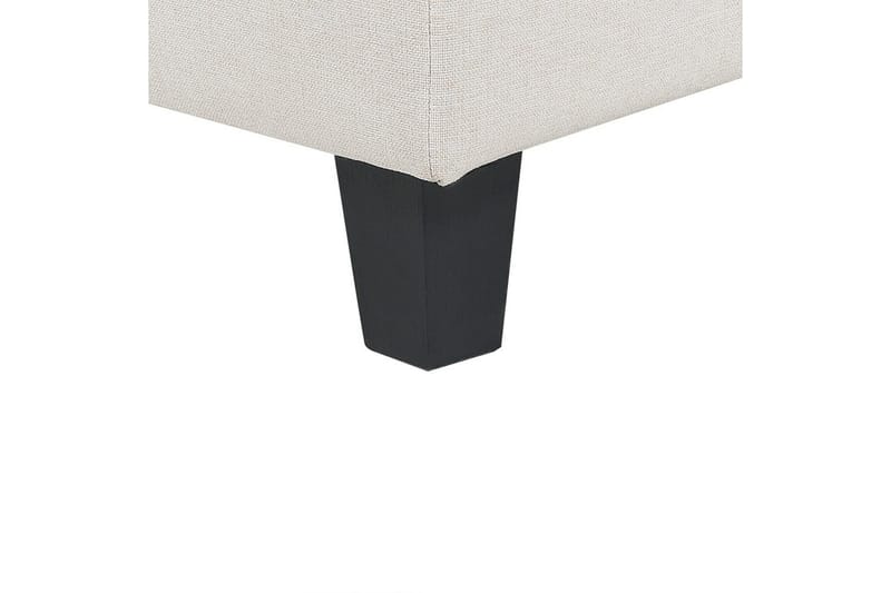 Fotpall Unstad Lysebeige/svart - Lysebeige/svart - Møbler - Stoler - Krakk - Fotskammel