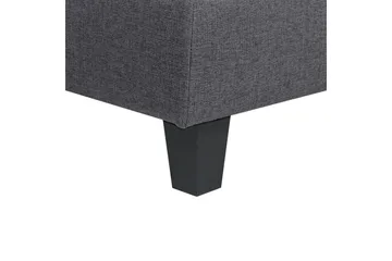 Fotpall Unstad Mørk grå/svart - Mørk grå/svart - Møbler - Stoler - Krakk - Fotskammel