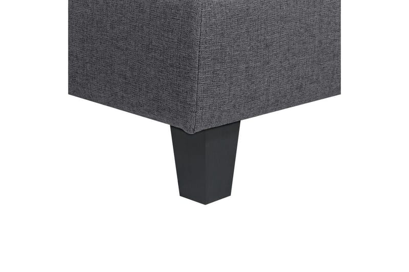 Fotpall Unstad Mørk grå/svart - Mørk grå/svart - Møbler - Stoler - Krakk - Fotskammel