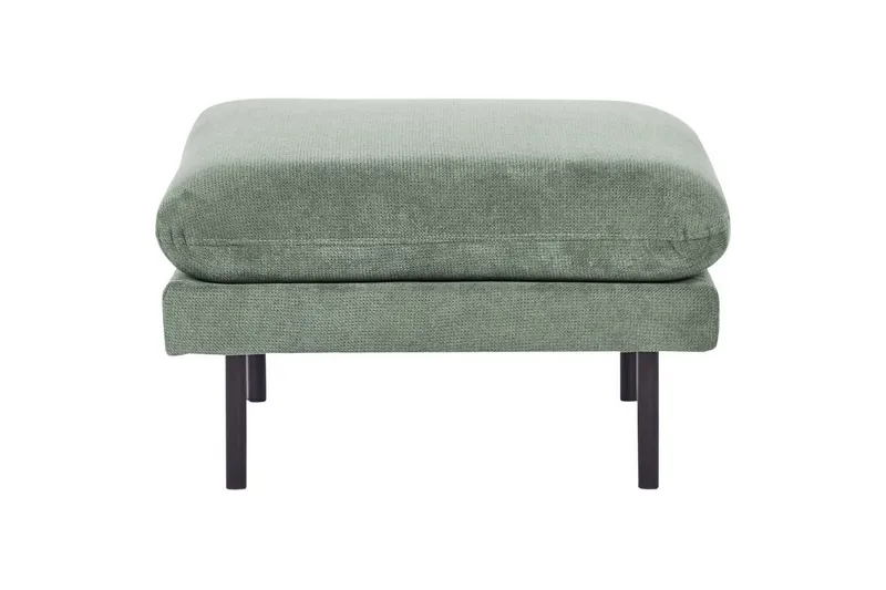Fotpall Vinterbro Grønn/svart, Polyester - Grønn/svart, Polyester - Møbler - Stoler - Krakk - Fotskammel