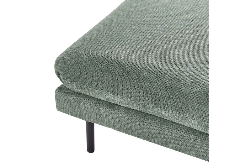 Fotpall Vinterbro Grønn/svart, Polyester - Grønn/svart, Polyester - Møbler - Stoler - Krakk - Fotskammel