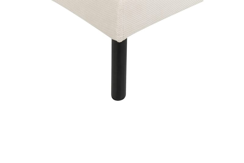 Fotpall Vinterbro Lysebeige/svart, Polyester - Lysebeige/svart, Polyester - Møbler - Stoler - Krakk - Fotskammel