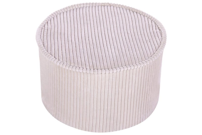 Fotpall Zikria Beige - Beige - Møbler - Stoler - Krakk - Puff