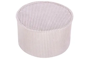 Fotpall Zikria Beige - Beige - Møbler - Stoler - Krakk - Puff