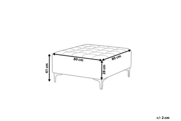 Aberdeen Fotskammel - Gull - Møbler - Stoler - Krakk - Fotskammel