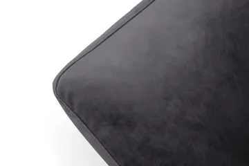 Andrew Fotskammel Fløyel - Mørkegrå/Messing - Møbler - Stoler - Krakk - Fotskammel