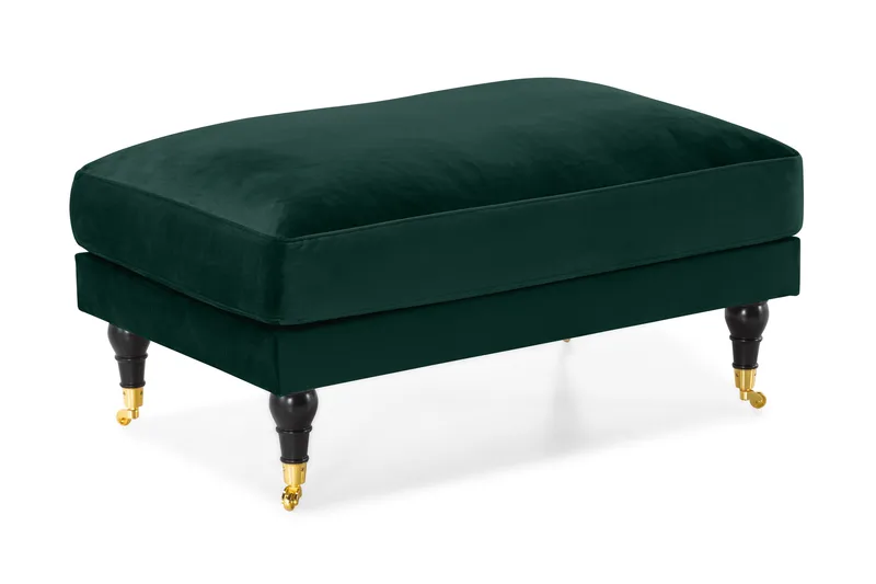 Andrew Fotskammel Fløyel, Mørkegrønn/Messing