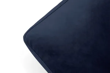 Andrew Fotskammel Fløyel - Midnattsblå/Krom - Møbler - Stoler - Krakk - Fotskammel