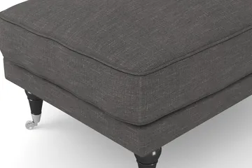 Andrew Fotskammel - Mørkegrå/Krom - Møbler - Stoler - Krakk - Fotskammel