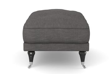 Andrew Fotskammel - Mørkegrå/Krom - Møbler - Stoler - Krakk - Fotskammel