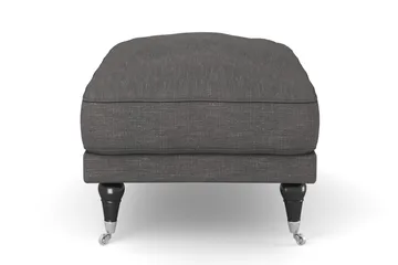 Andrew Fotskammel - Mørkegrå/Krom - Møbler - Stoler - Krakk - Fotskammel