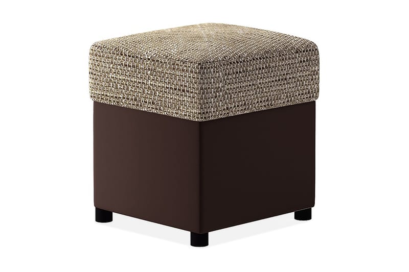 Arabejo Fotskammel, Beige/Brun