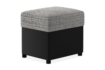 Arabejo Fotskammel - Grå/Svart - Møbler - Stoler - Krakk - Fotskammel