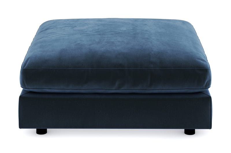 Arken Fotskammel Fløyel - Midnattsblå - Møbler - Stoler - Krakk - Fotskammel