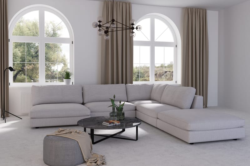 Arken Fotskammel - Lingrå - Møbler - Stoler - Krakk - Fotskammel