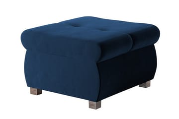 Cerys Fotpall 60 cm - Blå - Møbler - Stoler - Krakk - Fotskammel