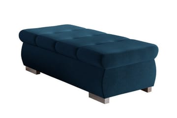 Cerys Fotpall 60 cm - Blå - Møbler - Stoler - Krakk - Fotskammel