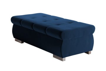 Cerys Fotpall 60 cm - Blå - Møbler - Stoler - Krakk - Fotskammel