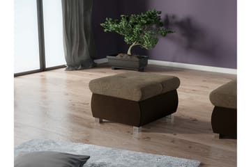 Cerys Fotpall 60 cm - Brun - Møbler - Stoler - Krakk - Fotskammel