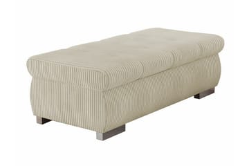 Cerys Fotpall 60 cm - Cream - Møbler - Stoler - Krakk - Fotskammel