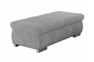 Cerys Fotpall 60 cm - Grå - Møbler - Stoler - Krakk - Fotskammel