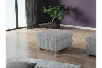 Cerys Fotpall 60 cm - Grå - Møbler - Stoler - Krakk - Fotskammel