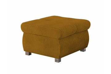 Cerys Fotpall 60 cm - Gul - Møbler - Stoler - Krakk - Fotskammel