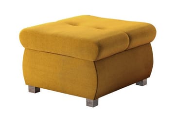 Cerys Fotpall 60 cm - Gul - Møbler - Stoler - Krakk - Fotskammel