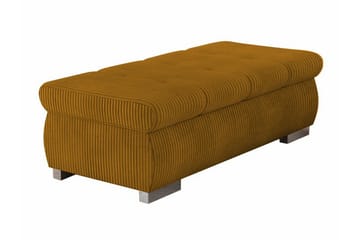 Cerys Fotpall 60 cm - Gul - Møbler - Stoler - Krakk - Fotskammel