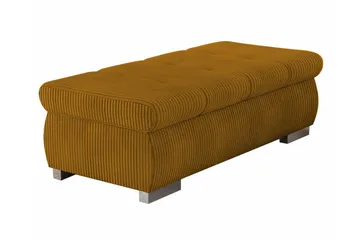 Cerys Fotpall 60 cm - Gul - Møbler - Stoler - Krakk - Fotskammel