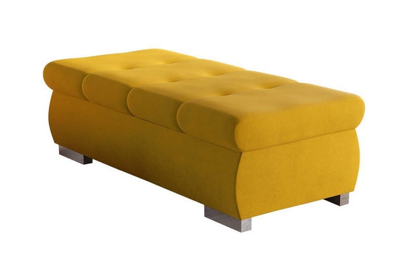 Cerys Fotpall 60 cm, Gul