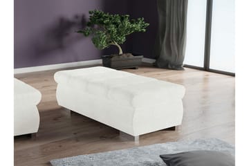 Cerys Fotpall 60 cm - Hvid - Møbler - Stoler - Krakk - Fotskammel