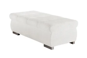 Cerys Fotpall 60 cm - Hvid - Møbler - Stoler - Krakk - Fotskammel