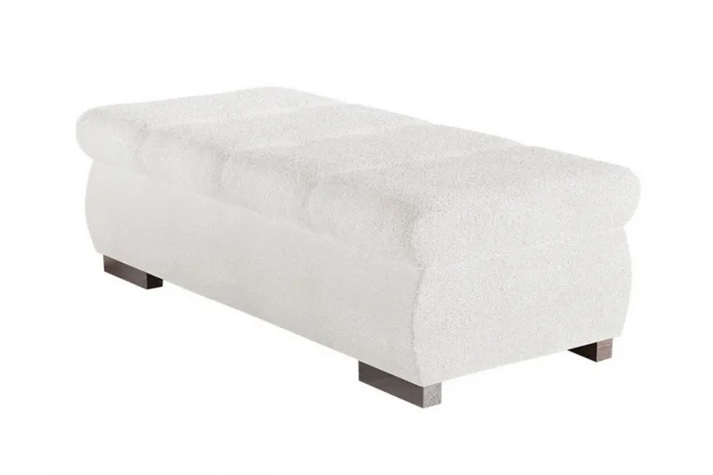 Cerys Fotpall 60 cm, Hvid