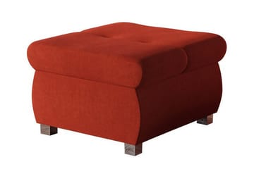 Cerys Fotpall 60 cm - Rød - Møbler - Stoler - Krakk - Fotskammel