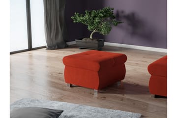 Cerys Fotpall 60 cm - Rød - Møbler - Stoler - Krakk - Fotskammel
