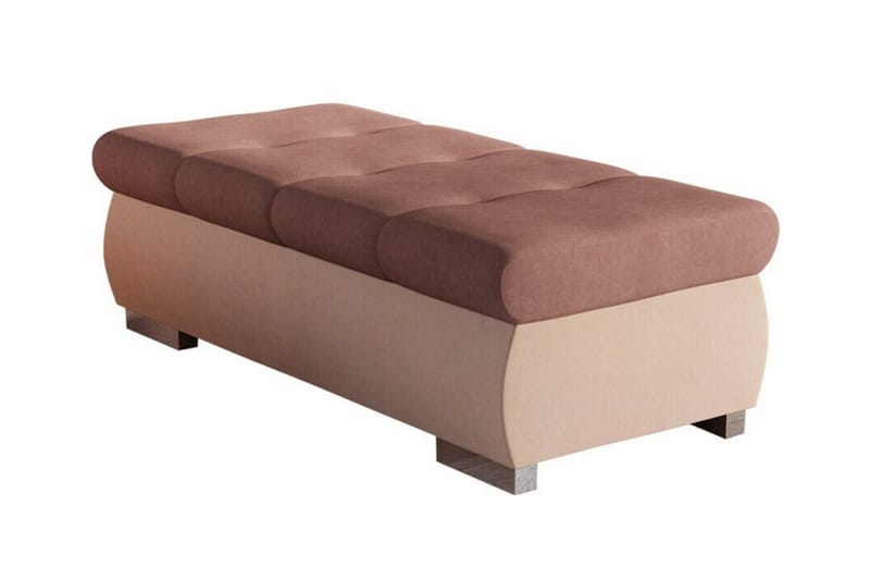 Cerys Fotpall 60 cm, Rosa