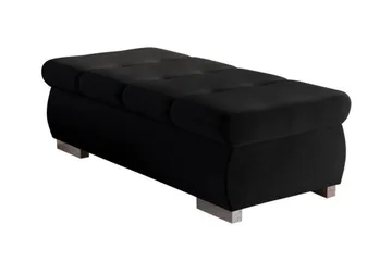 Cerys Fotpall 60 cm - Svart - Møbler - Stoler - Krakk - Fotskammel