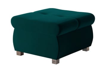 Cerys Fotpall 60 cm - Turkis - Møbler - Stoler - Krakk - Fotskammel
