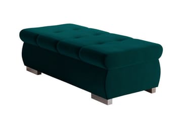 Cerys Fotpall 60 cm - Turkis - Møbler - Stoler - Krakk - Fotskammel