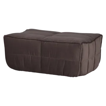 Fotskammel Cluster 104 cm - Sjokoladebrun - Møbler - Stoler - Krakk - Fotskammel