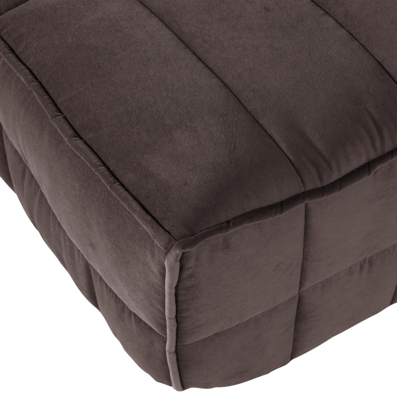 Fotskammel Cluster 104 cm - Sjokoladebrun - Møbler - Stoler - Krakk - Fotskammel