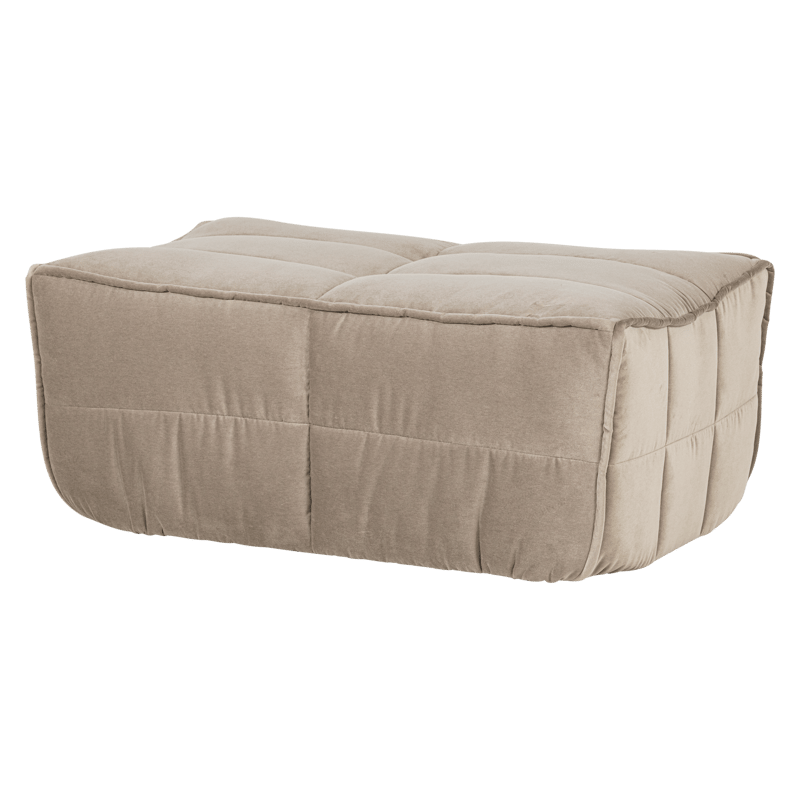 Fotskammel Cluster 104 cm, Taupe