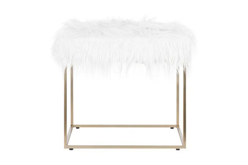 Colonsay Fotskammel - Hvit - Møbler - Stoler - Krakk - Fotskammel