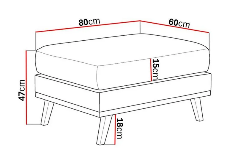 Copenhagen Fotskammel - Beige - Møbler - Stoler - Krakk - Fotskammel